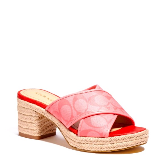 Coach Sloan Espadrilles, Size 11. Pink - Picture 1 of 3